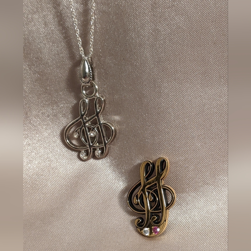 Musical Treble Clef Jewelry Set